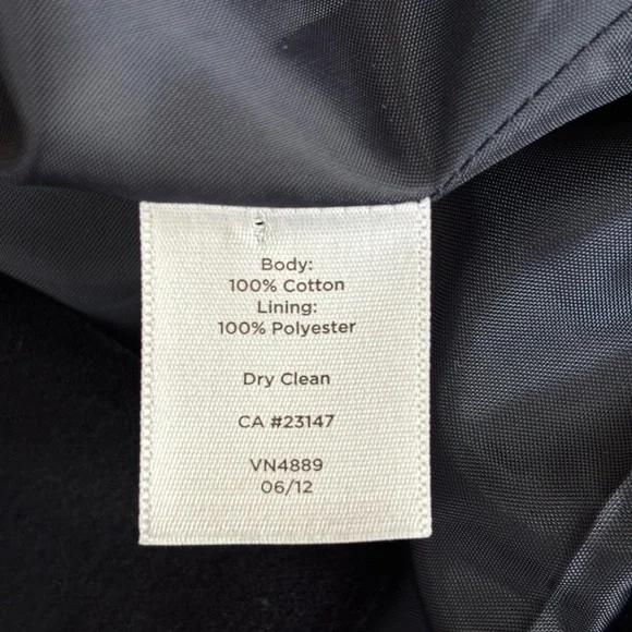 Talbots Navy Blue Velvet Jacket, Size 10 Petite - Picture 12 of 12